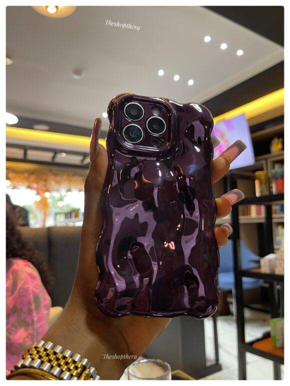 DARK PURPLE BUBBLE CASE Fancy Case PHONE CASES 7