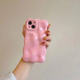 PASTEL PINK BUBBLE CASE 3-in-1 case PHONE CASES 2