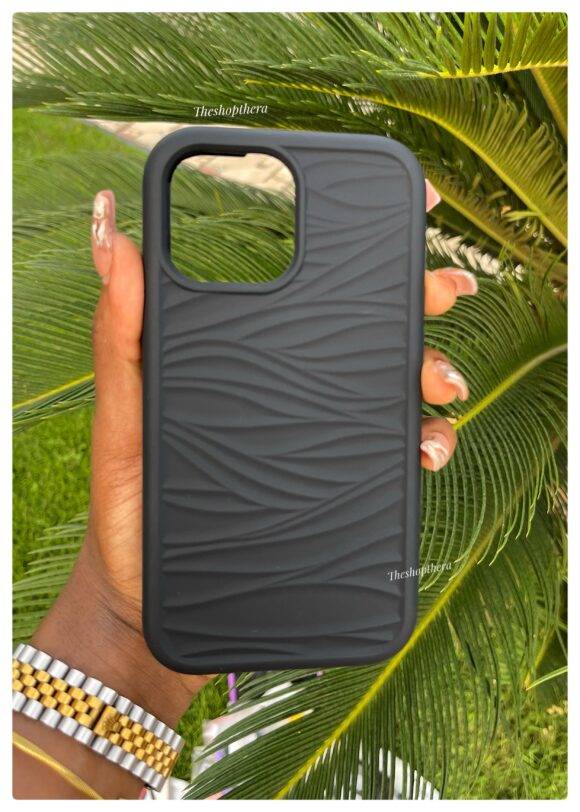 BLACK 3IN1 WAVY  CASE 3-in-1 case PHONE CASES 10