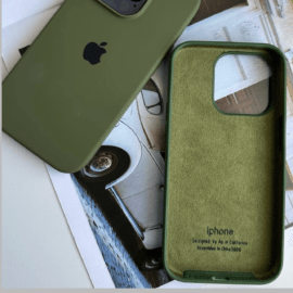 ARMY GREEN OPEN SILICONE CASE Army green case PHONE CASES 2