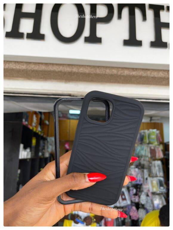 BLACK 3IN1 WAVY  CASE 3-in-1 case PHONE CASES 8