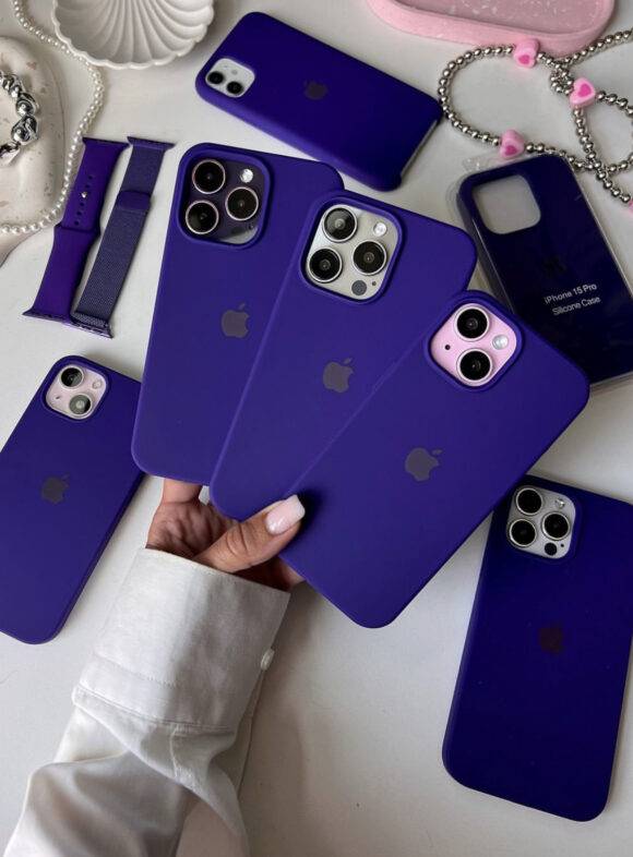 VIOLET OPEN SILICONE CASE Basic Protection PHONE CASES 2