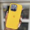 DEEP YELLOW OPEN SILICONE CASE DIRT RESISTANT CASE PHONE CASES 8