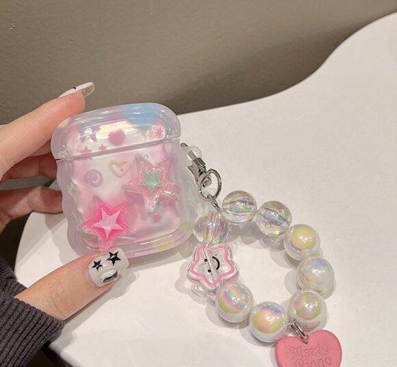 STAR RIDGE AIRPOD CASE WITH CHARM Cute AirPod cases AIRPOD 1/2 5