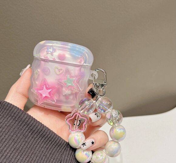 STAR RIDGE AIRPOD CASE WITH CHARM Cute AirPod cases AIRPOD 1/2 4