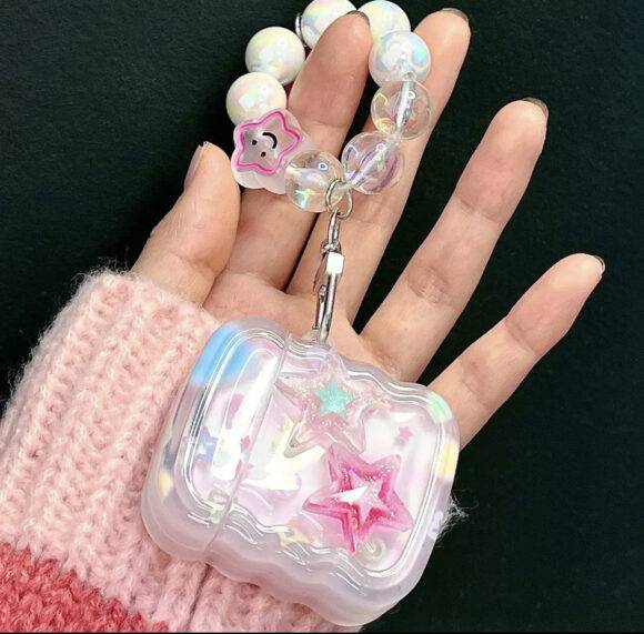 STAR RIDGE AIRPOD CASE WITH CHARM Cute AirPod cases AIRPOD 1/2 8