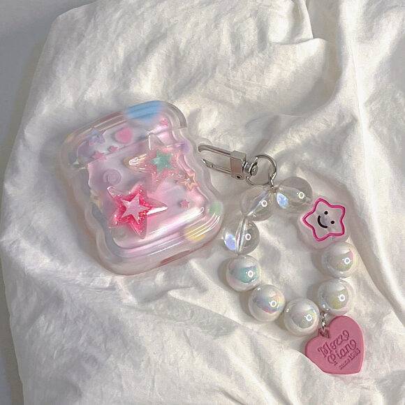 STAR RIDGE AIRPOD CASE WITH CHARM Cute AirPod cases AIRPOD 1/2 11