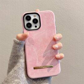 PINK KAHLEY MARBLE CASE 2IN1 CASE PHONE CASES