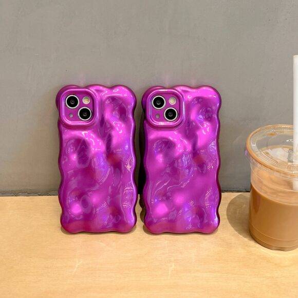 PURPLE FROSTED BUBBLE CASE Fancy Case PHONE CASES 3