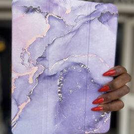 PURPLE MARBLE IPAD CASE flip cover iPad case IPAD 2