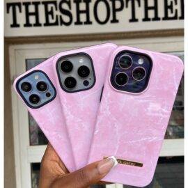 PINK KAHLEY MARBLE CASE 2IN1 CASE PHONE CASES 3