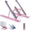 PINK FOLDABLE LAPTOP STAND FOLDABLE LAPTOP STAND LAPTOP 7