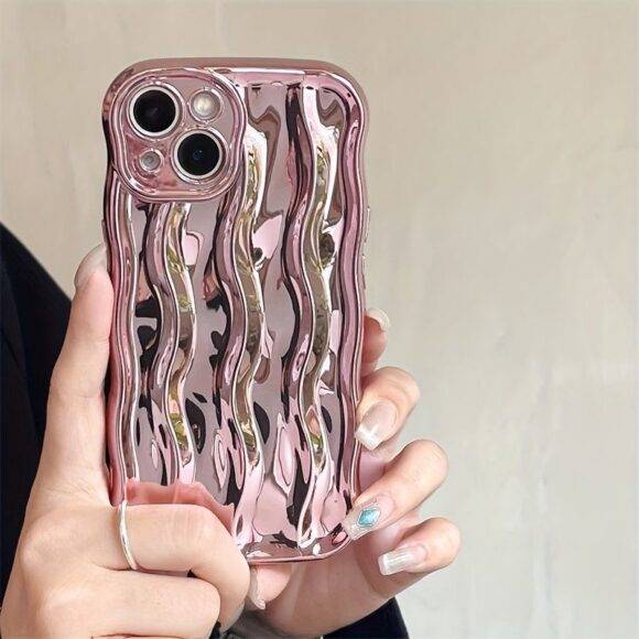 ROSE GOLD WAVE CASE Camera protector case PHONE CASES 7