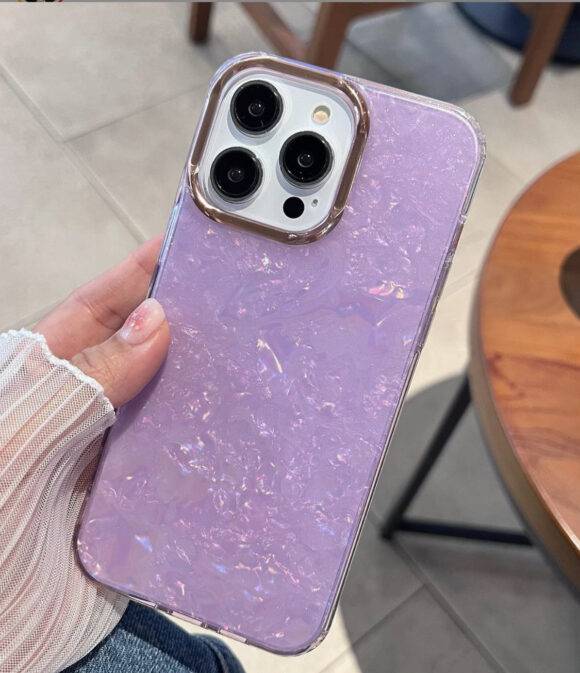 PURPLE CONCH SHELL CASE light purple case PHONE CASES 2