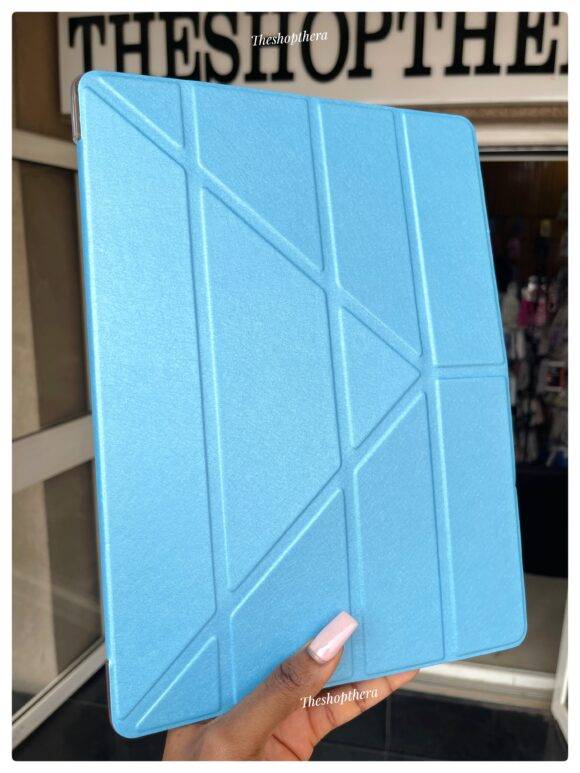 PLAIN BLUE IPAD CASE 360 rotating iPad case IPAD 9