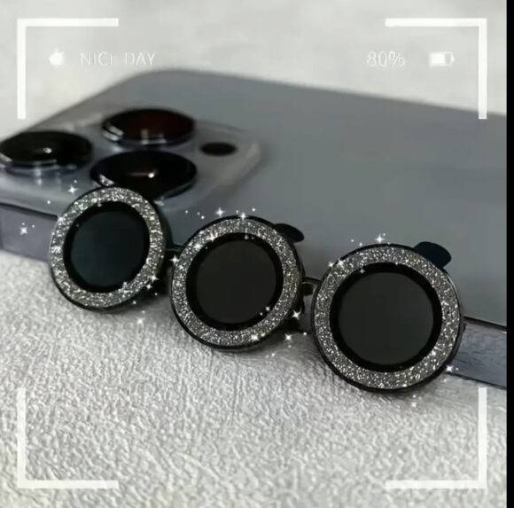 BLACK GLITTER CAMERA PROTECTOR Camera protector case CAMERA PROTECTOR 4