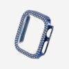 BLUE DOUBLE ROW STONED WATCH PROTECTOR WATCH PROTECTOR IWATCH 5