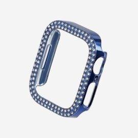 BLUE DOUBLE ROW STONED WATCH PROTECTOR WATCH PROTECTOR IWATCH