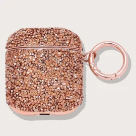 ROSE GOLD LUXURY RHINESTONE AIRPOD CASE Cute AirPod cases AIRPOD CASES