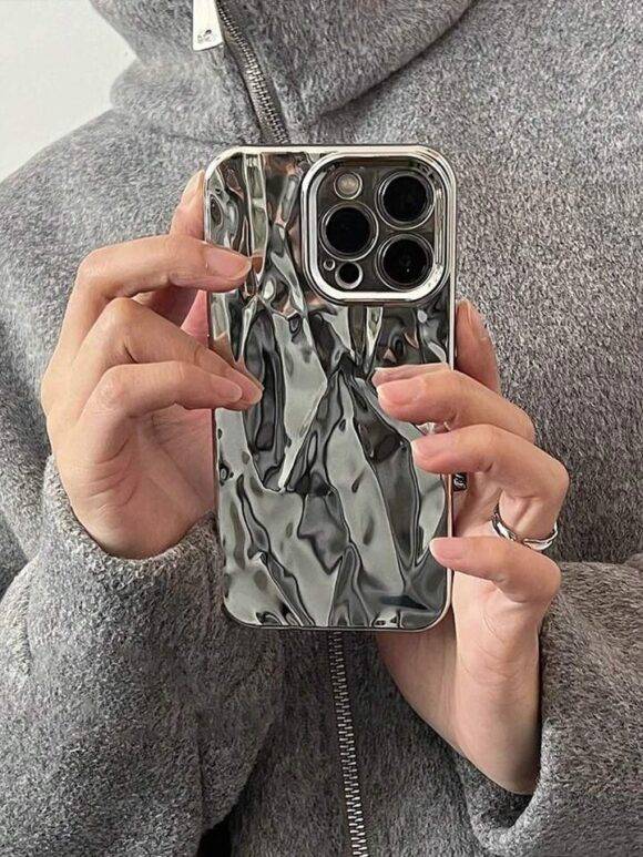 SILVER WRINKLED CAMERA PROTECTOR CASE Protective case PHONE CASES 2