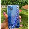 BLUE TRANSPARENT STRAP CASE Basic Protection PHONE CASES 9