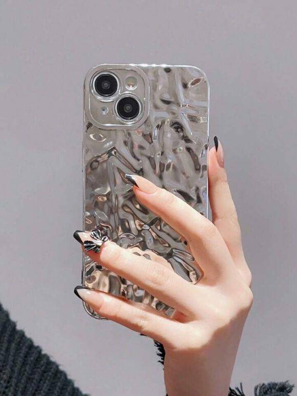 SILVER WRINKLED CAMERA PROTECTOR CASE Protective case PHONE CASES 8