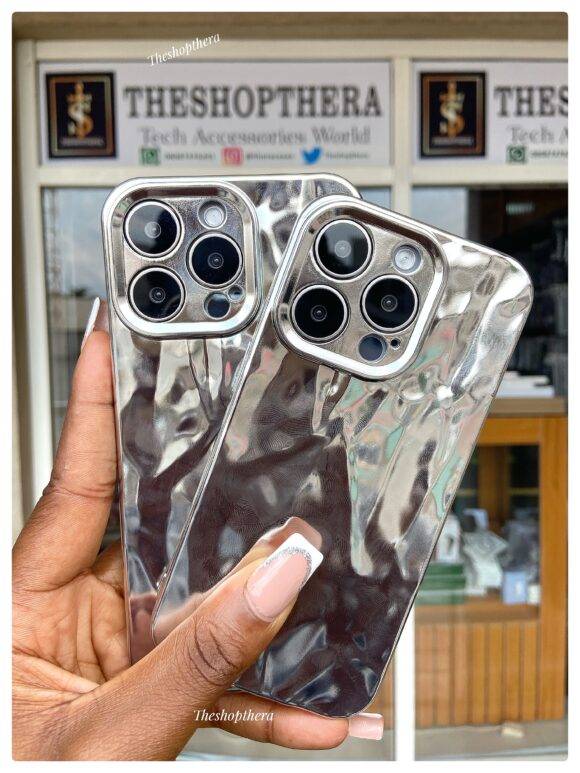 SILVER WRINKLED CAMERA PROTECTOR CASE Protective case PHONE CASES 4