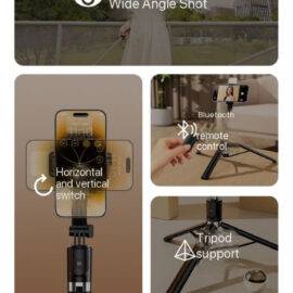 BLACK SELFIE LIGHT TRIPOD content creation tool CONTENT CREATION TOOLS 2