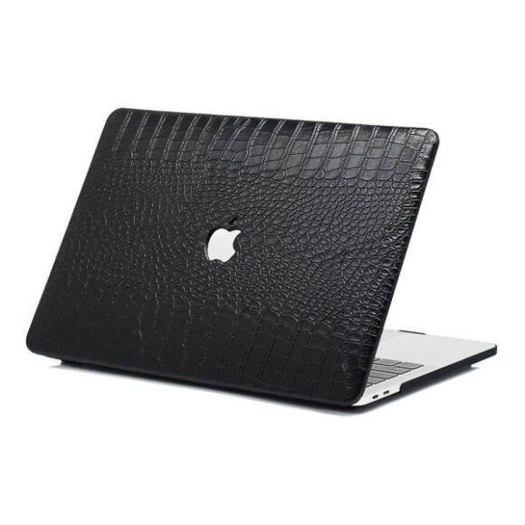 BLACK CROCS LEATHER MACBOOK CASE BLACK MACBOOK CASE LAPTOP 4