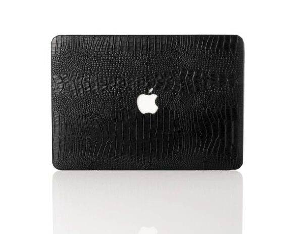 BLACK CROCS LEATHER MACBOOK CASE BLACK MACBOOK CASE LAPTOP 2