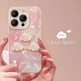 PINK MOON CLOUD CASE brown case PHONE CASES 2