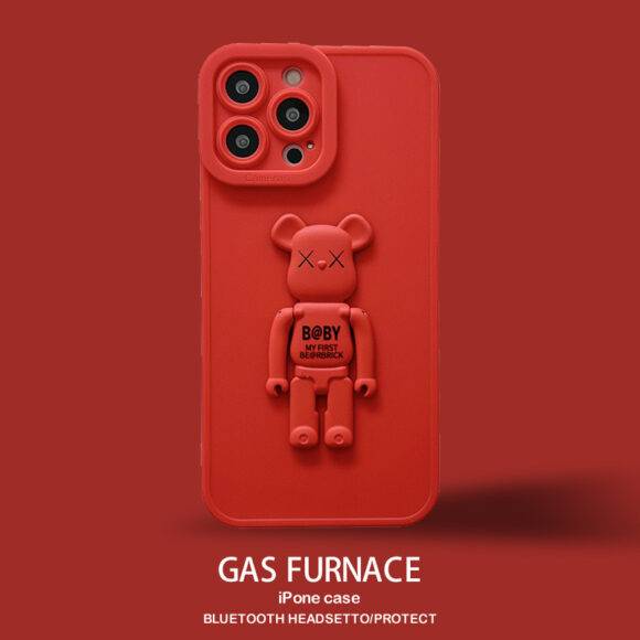 RED 3D BEARBRICK CASE 3D Cases PHONE CASES 7