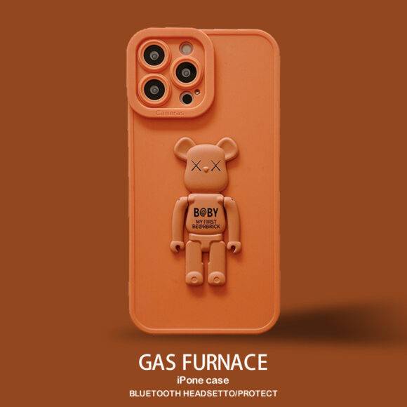 ORANGE 3D BEARBRICK CASE 3D Cases PHONE CASES 6