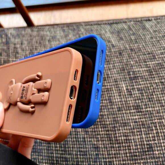 BROWN 3D BEARBRICK CASE 3D Cases PHONE CASES 3