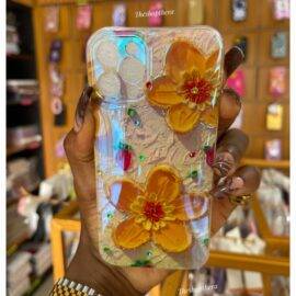 YELLOW 3D FLOWER IMD CASE Camera protector case PHONE CASES 2