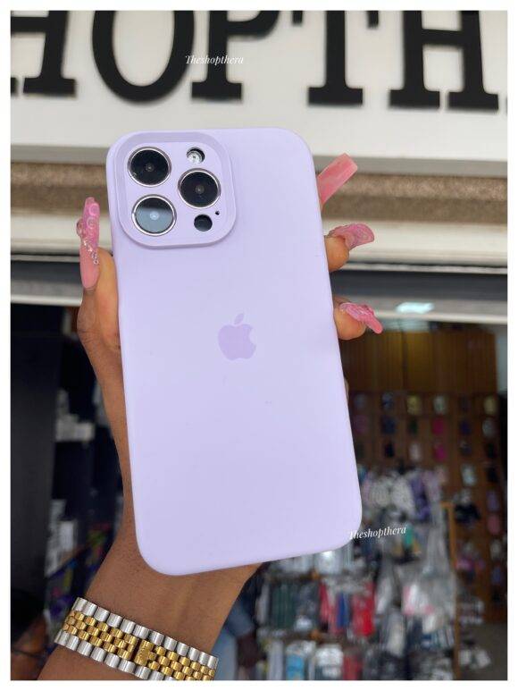 LILAC CAMERA HOLE SILICONE CASE Basic Protection PHONE CASES 7