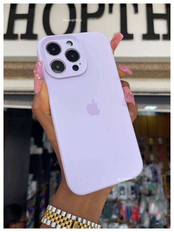 LILAC CAMERA HOLE SILICONE CASE Basic Protection PHONE CASES 3