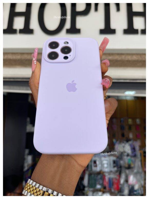 LILAC CAMERA HOLE SILICONE CASE Basic Protection PHONE CASES 6