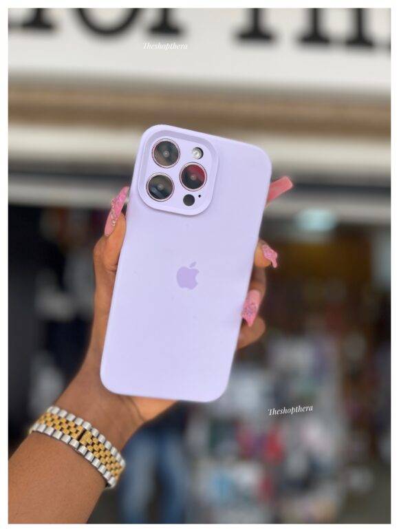 LILAC CAMERA HOLE SILICONE CASE Basic Protection PHONE CASES 4