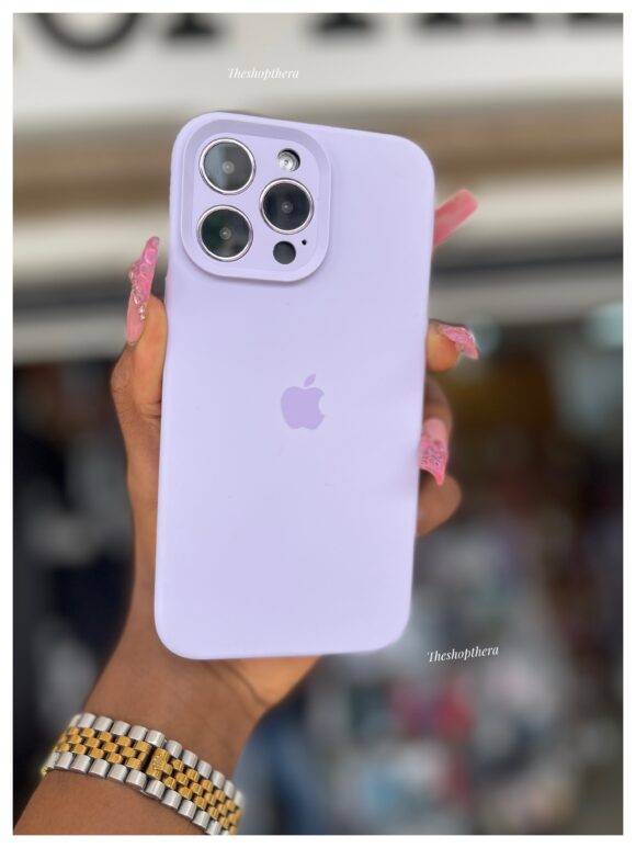 LILAC CAMERA HOLE SILICONE CASE Basic Protection PHONE CASES 2