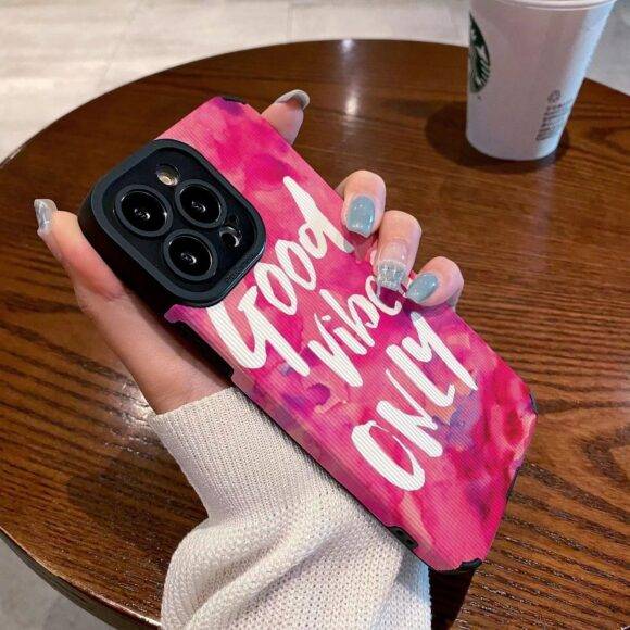 GOOD VIBES CASE Camera hole case PHONE CASES 3