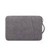 GREY SUEDE LAPTOP BAG Grey laptop bag LAPTOP 11