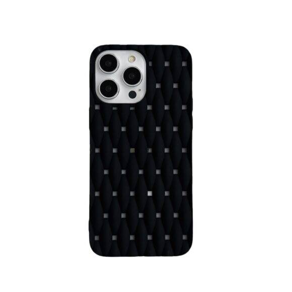 BLACK PADDED INTERWOVEN CASE brown case PHONE CASES 5