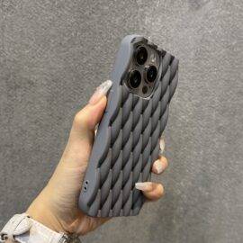 TITANIUM PADDED INTERWOVEN CASE brown case PHONE CASES 2