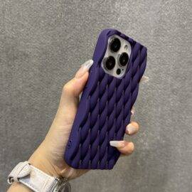 PURPLE PADDED INTERWOVEN CASE lightweight case PHONE CASES 2