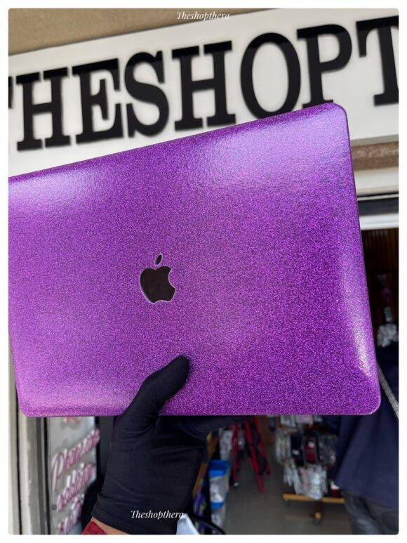 PURPLE GLITTER MACBOOK CASE MacBook case LAPTOP 10