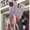 PINK GLITTER BOW CHARM CASE Fancy Case PHONE CASES 11