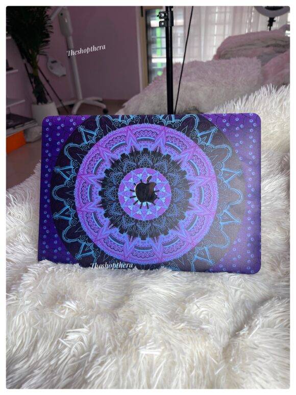 PURPLE EMBROIDERY MACBOOK CASE MacBook case LAPTOP 8