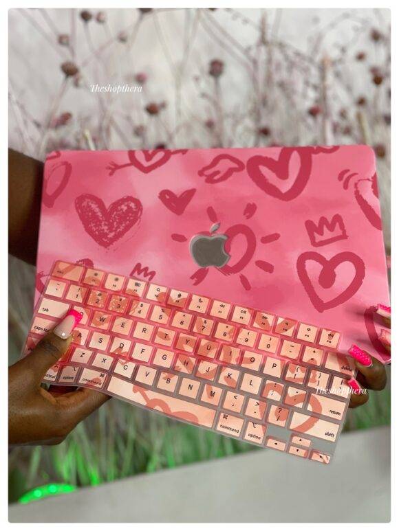 PINK GRAFFITI MACBOOK CASE MacBook case LAPTOP 14