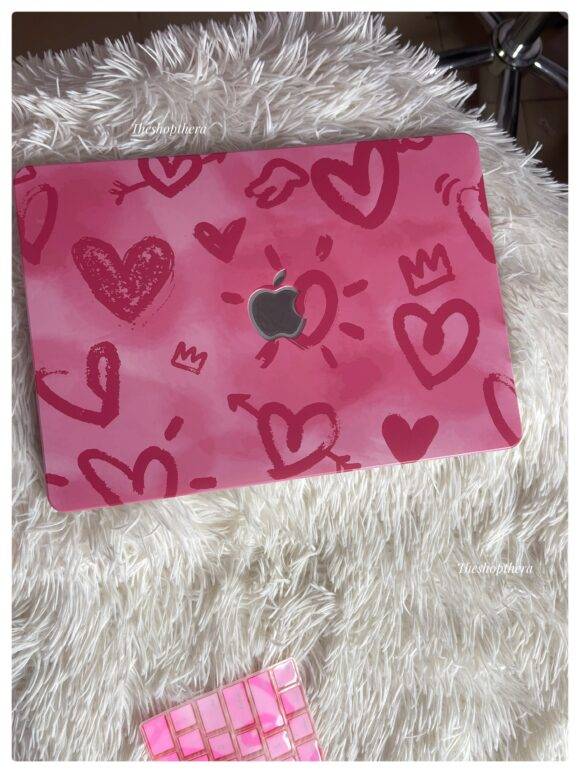 PINK GRAFFITI MACBOOK CASE MacBook case LAPTOP 12